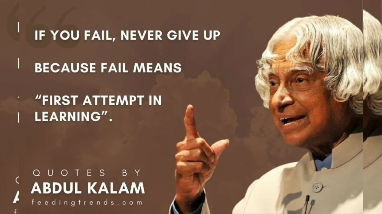 Abdul kalam motivational video,