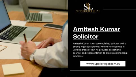 Amitesh Kumar Solicitor