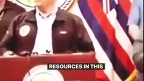 Hawaiian Governor's SPEECH about the FIRES 🔥QUESTIONED