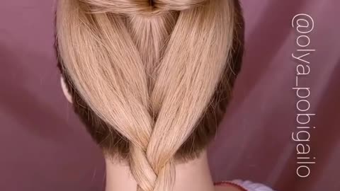 Burn easy hair style in 1 minutes