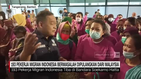 193 Pekerja Migran Indonesia Bermasalah Dipulangkan dari Malaysia