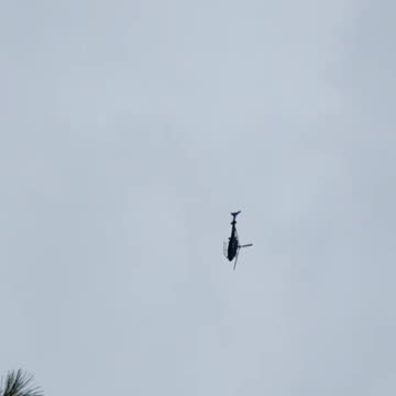 Helicopter heavy traffic today
