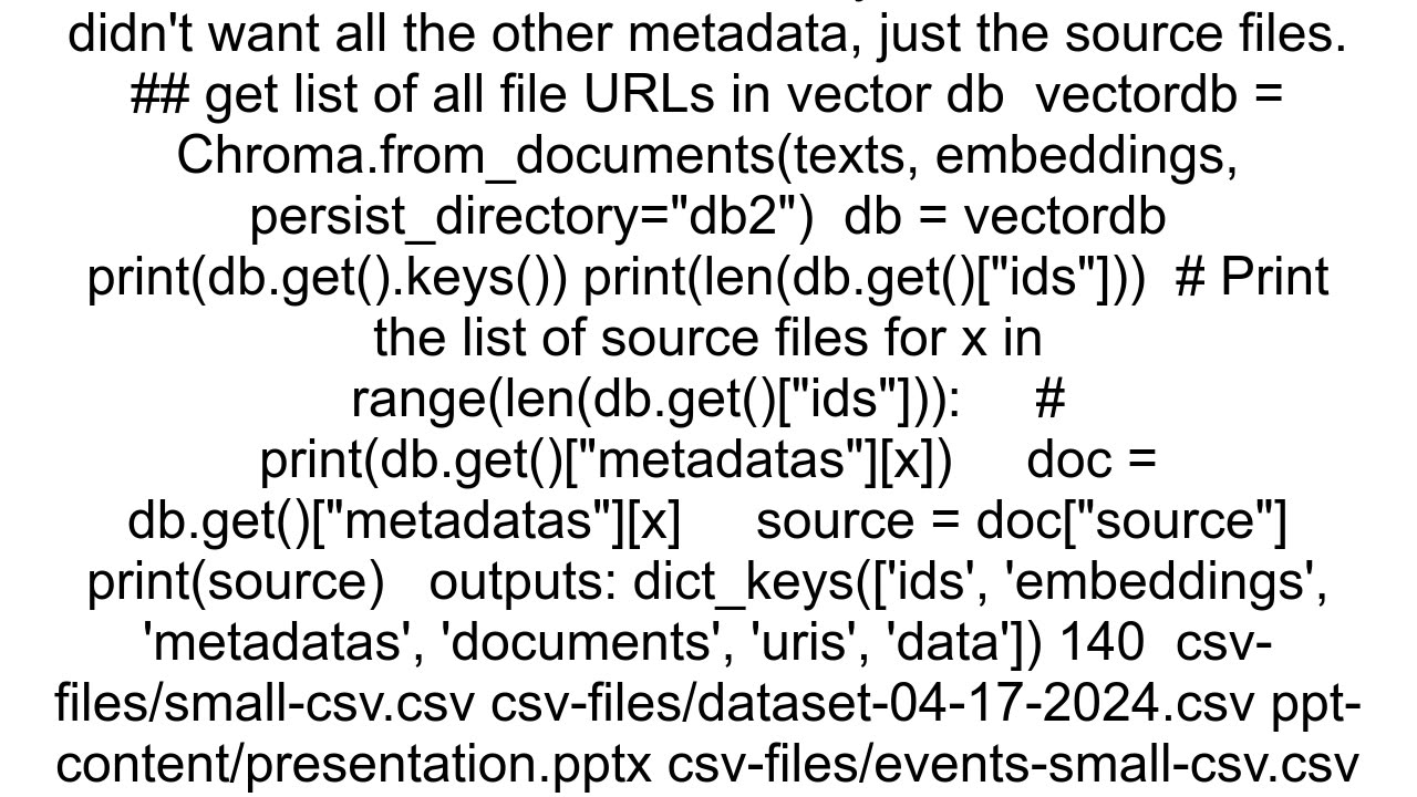 Get all documents from ChromaDb using Python and langchain