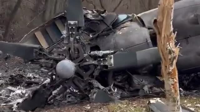 Ukraine War - MI-35 Helicopter Shot Down