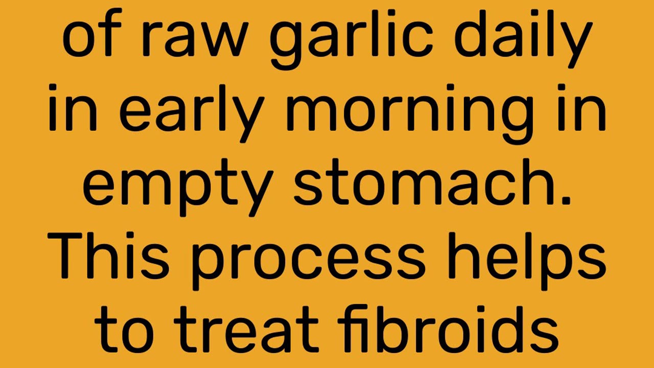 Home Remedies for Fibroids