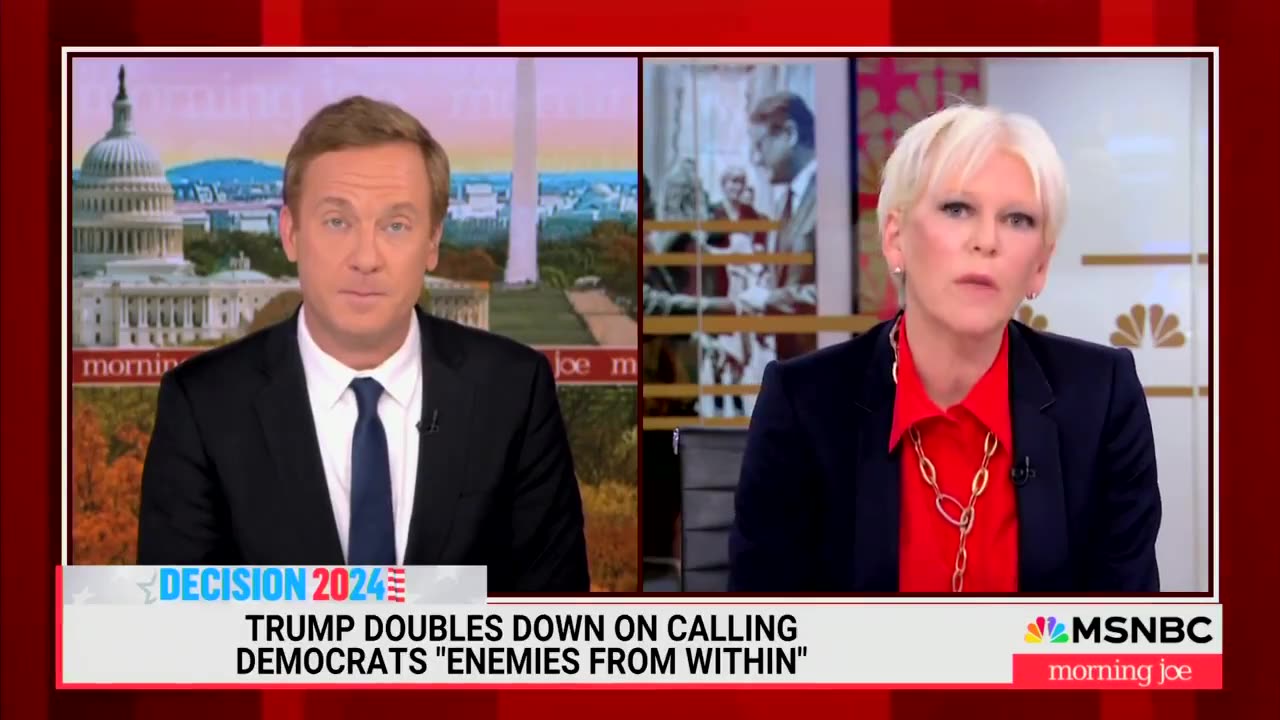 This Dipshit over at MSNBC says Donald Trump is drinking on the campaign trail…