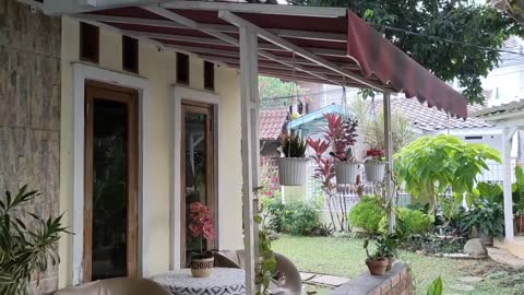 Make over rumah - TIPS membuat TERAS & GAZEBO murah...