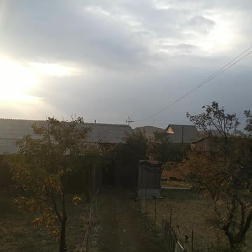 very beautiful evening landscape