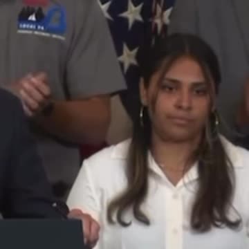 Her face says it all