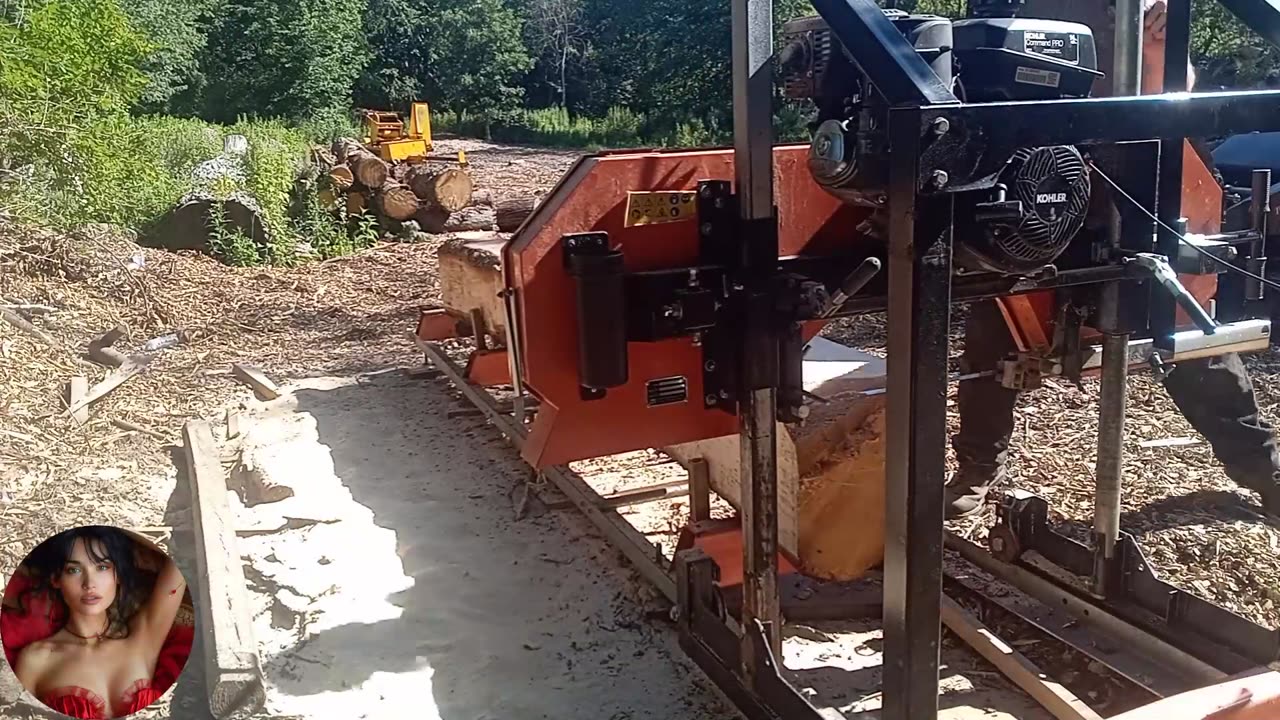 Sawmilling mostly maple