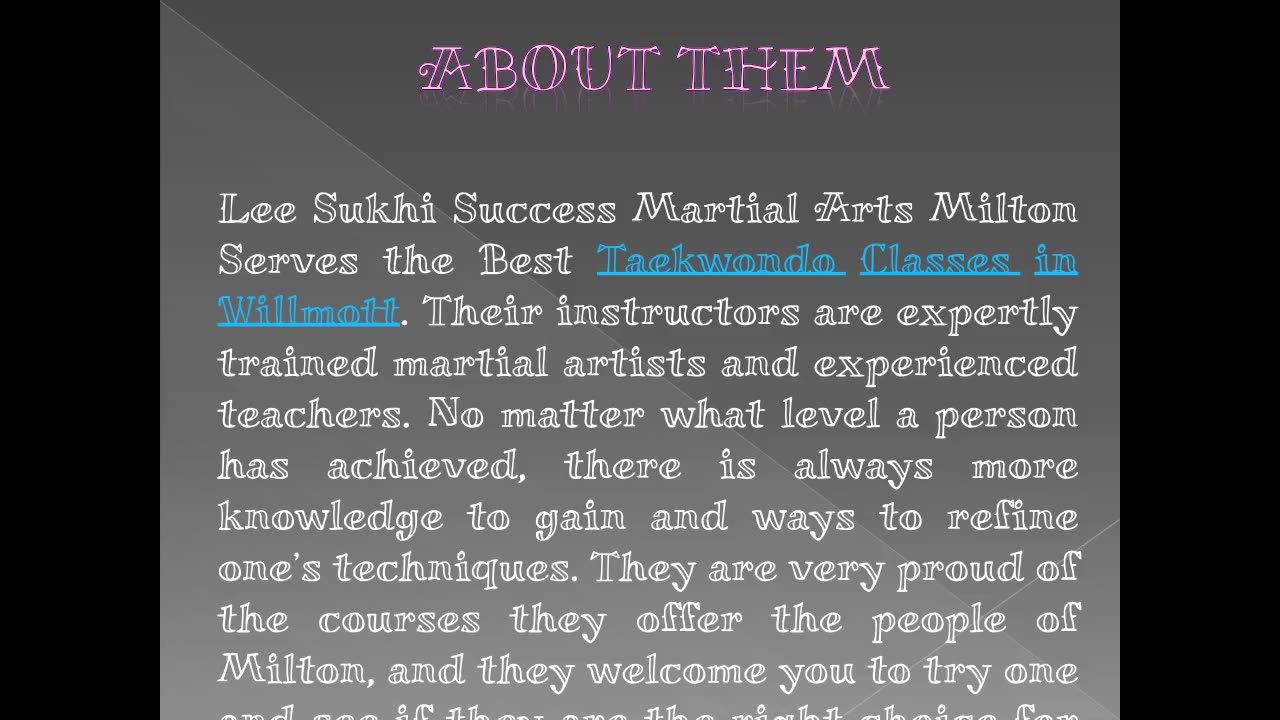 One of the Best Beginner Martial Arts Classes in Willmott