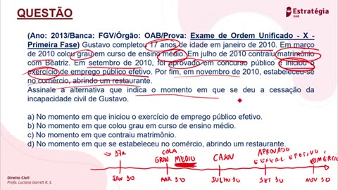 1ª Fase - OAB 41 Curso de Emergência - Direito Civil
