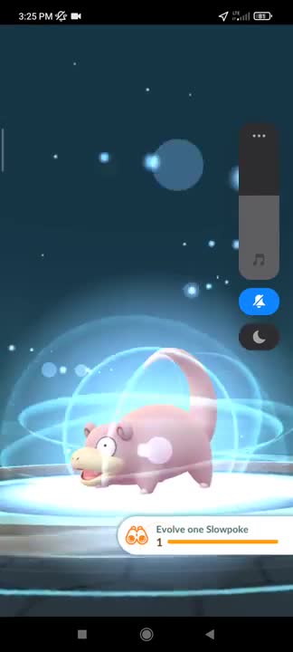 Pokémon GO-Evolving Shiny Slowpoke
