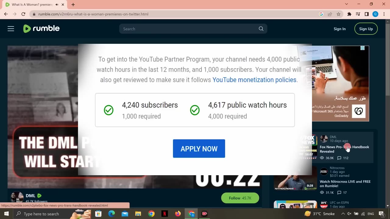 Trending🔥🔥 Rumble Earn Money | how to earn money from rumble