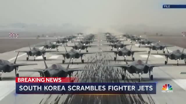 South Korea Scrambles Fighter Jets In Response To North Korean Aircraft