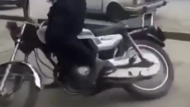 Crazy motorcycle