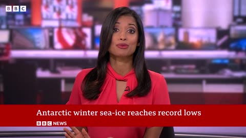 Antarctic winter sea-ice reaches record lows - BBC News