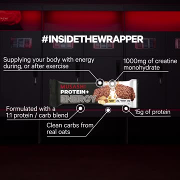 MUSASHI PROTEIN+ ENERGY BAR