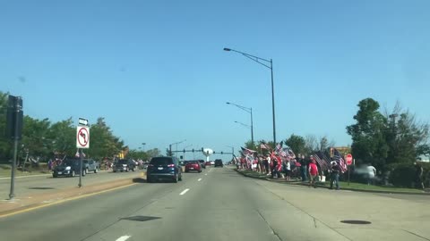 Patriots Turnout in Wentzville, MO w/ 12 Hr. Notice to Honor Cpl. Schmitz Killed in Kabul Bombing