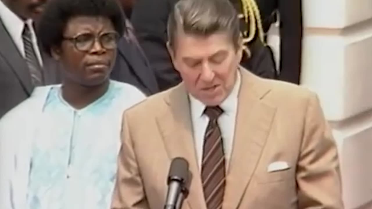 Liberia President Samuel K. Doe Meeting With Ronald Reagan - August 17, 1982