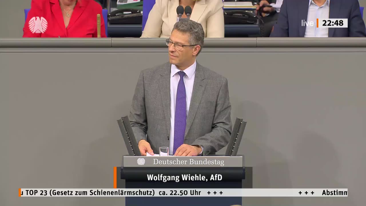 Wolfgang Wiehle Rede vom 27.06.2024 – Gesetz zum Schienenlärmschutz