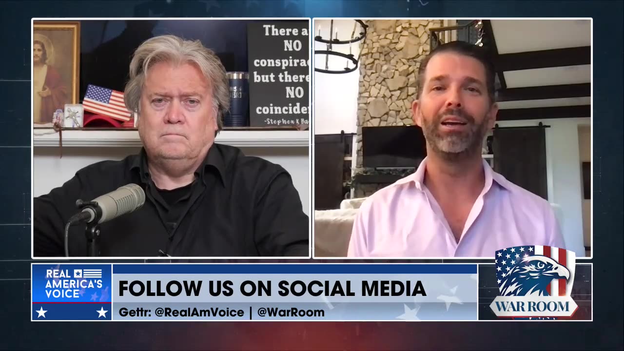 Steve Bannon & Don Jr. Blast Trump’s Primary Challengers For Helping Democrats’ 2024 Chances.