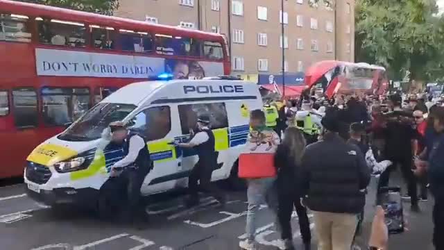 Chaos in the streets of London