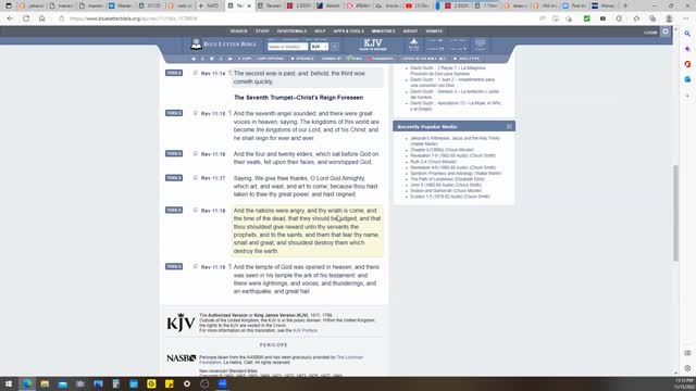 In the newwwwss! edification on prophecy manifesting