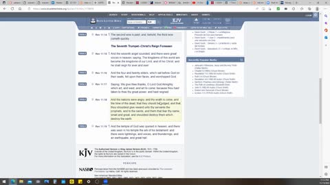 In the newwwwss! edification on prophecy manifesting