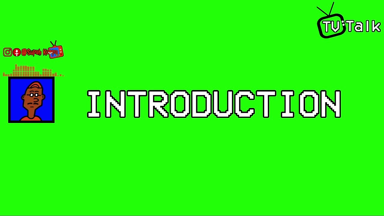 TV Talk Series Introduction