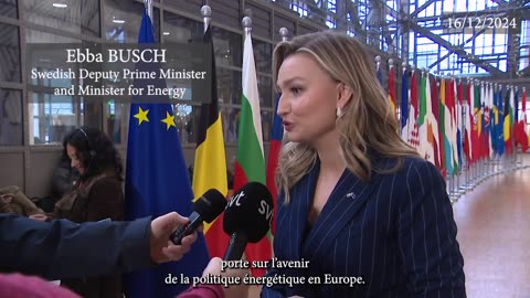 Swedish Energy Minister Ebba Busch criticizes Germany's "weather-dependent" energy production