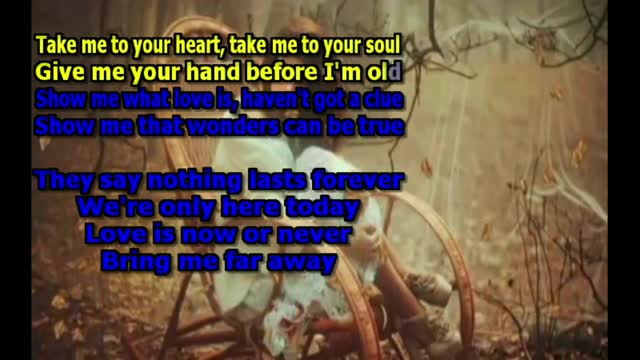 kbkaraokeking take me to your heart (Michael Learns)