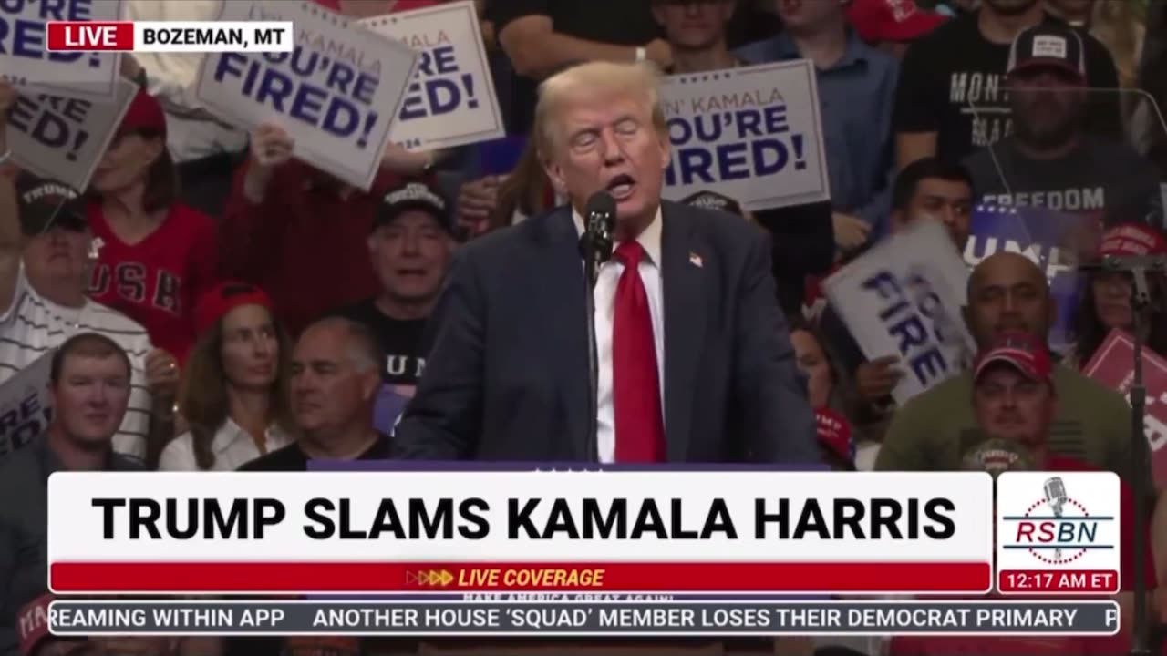 SAVAGE: Trump plays a compilation ROASTING Kamala Harris’ word salads for 3 Minutes Straight 🤣