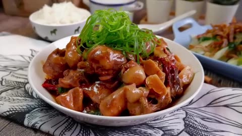 incredibly delicious red fermented tofu chicken