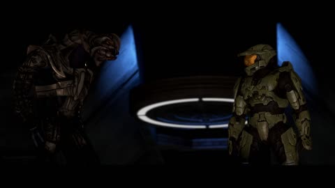 Halo 3 Master Chief Follows Cortana Ghost & Discovers Another Halo