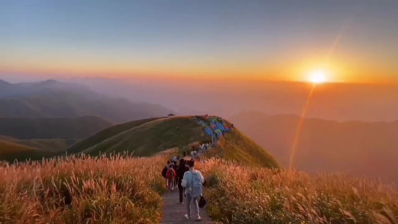 walk in the mountains