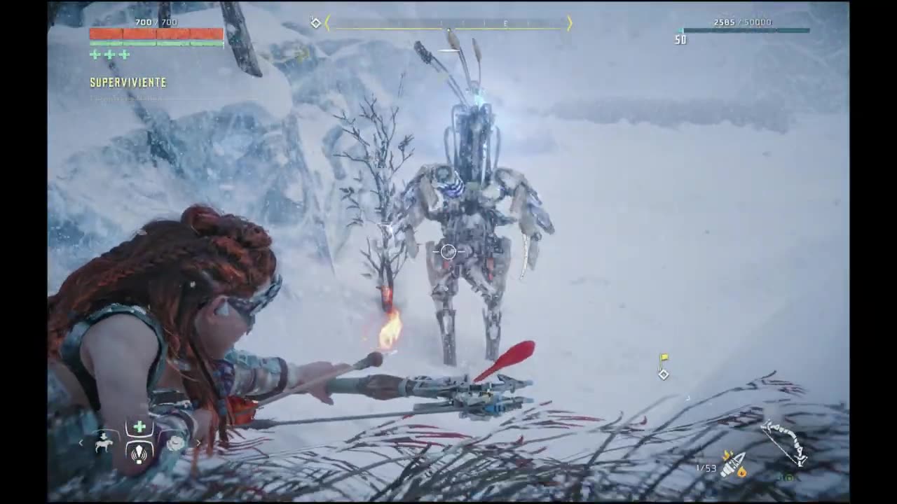 gameplay horizon zero dawn DLC cap 2 la chamana ourea necesita ayuda