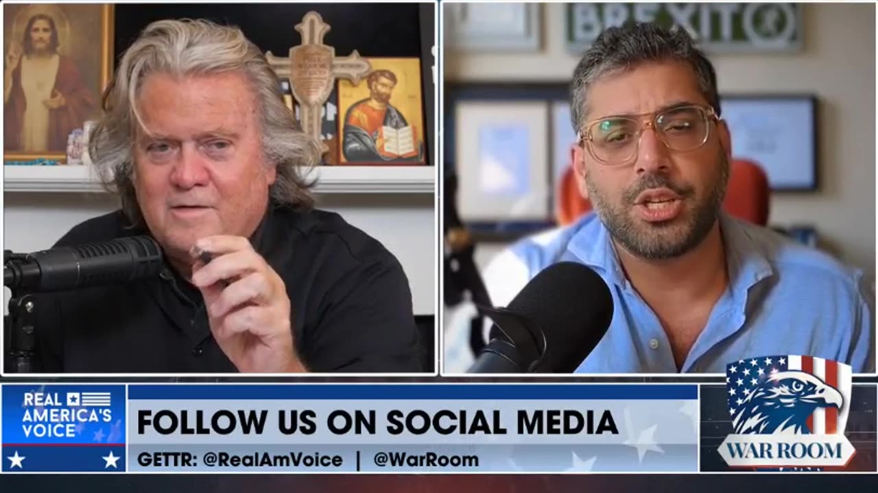 BANNON & RAHEEM KASSAM VIEWS OF ATTEMPTED ASSASSINATION OF PRESIDENT TRUMP WITH MAR A LAGO RAID - 4 mins.