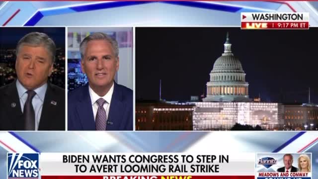 Kevin McCarthy: Met with Top GOP Leaders: Biden Intentionally Mislead Them