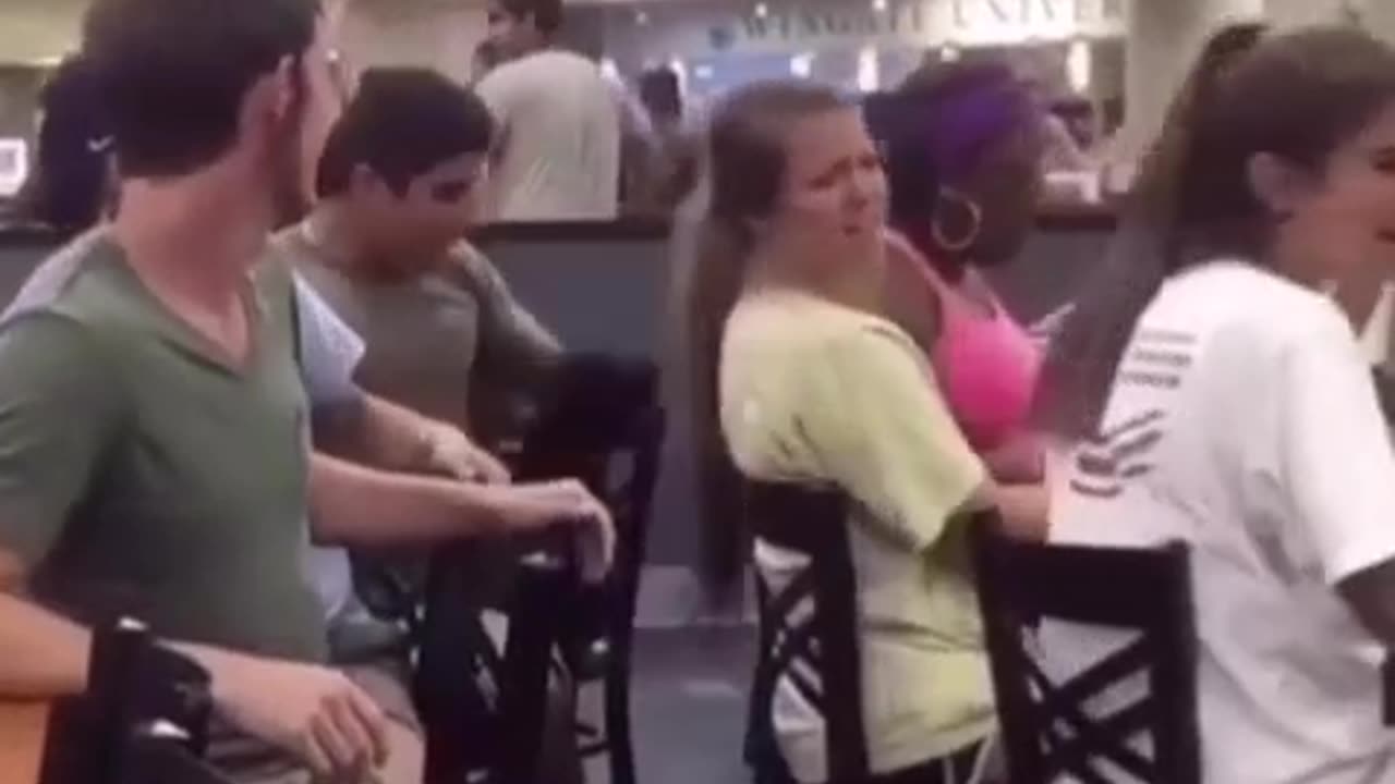 Watch this video and you never mess with women in public