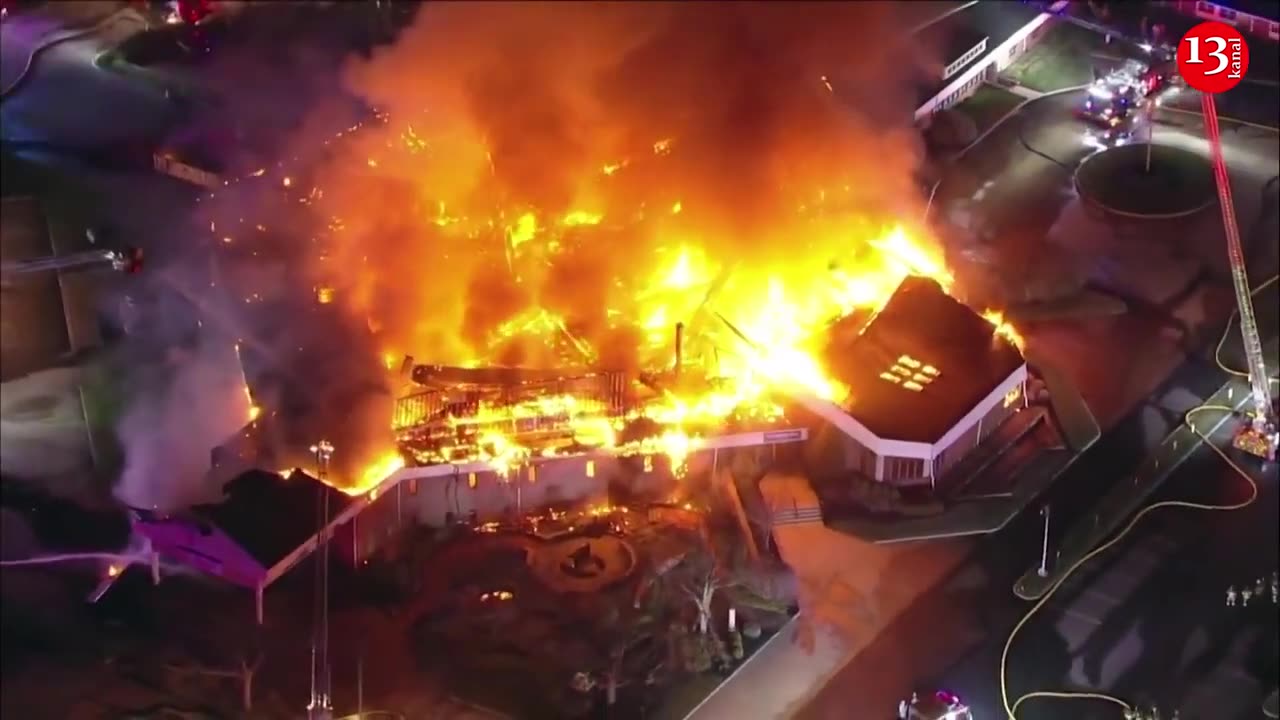 Massive fire destroys New Jersey church