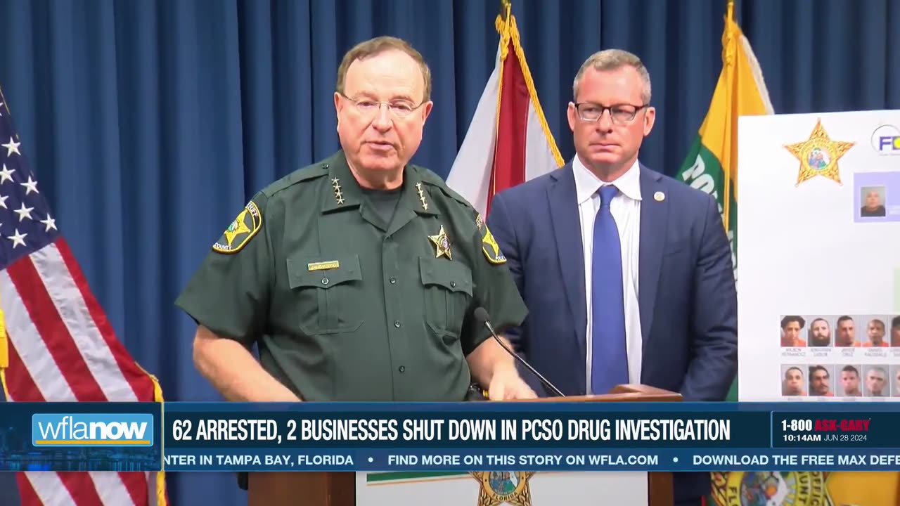 SHERIFF GRADY JUDD Over 60 arrested, in Polk County fentanyl trafficking operation