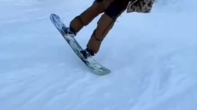 Let's take a look at the new skiing skills you just learned