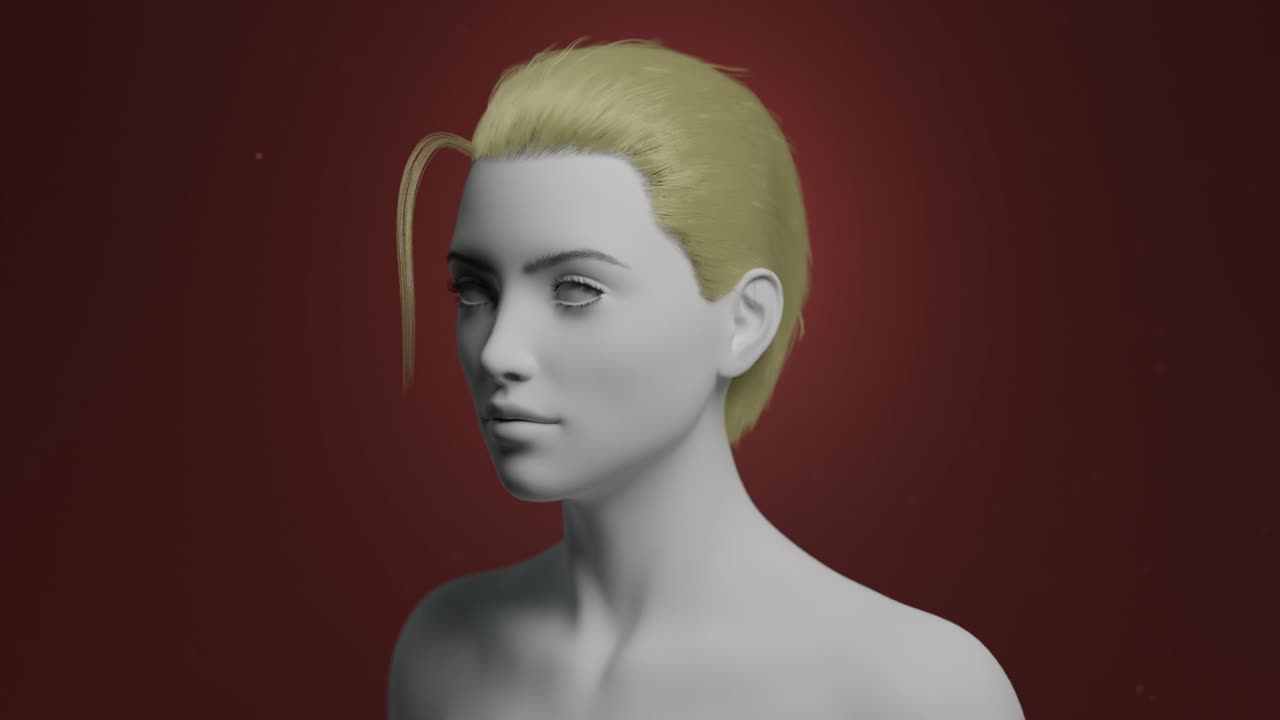 Short Hair 4 - Particle Hair Demo