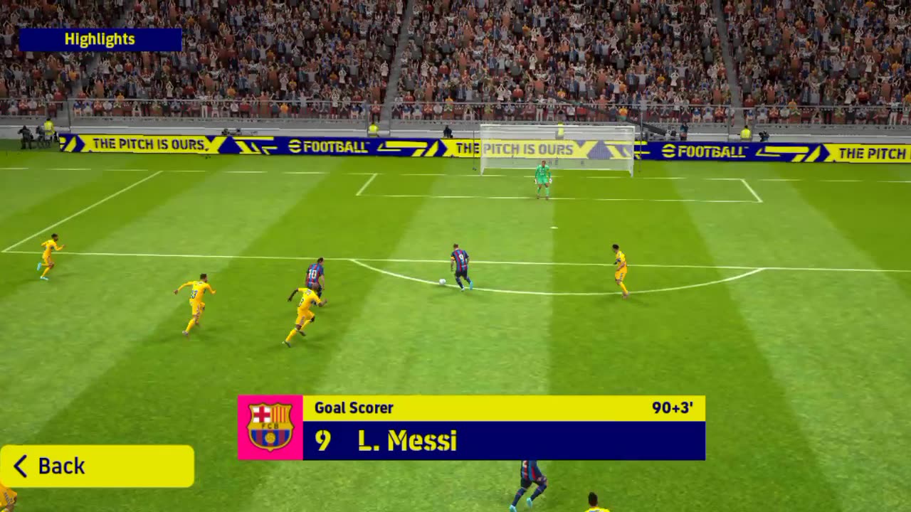 Efootball23 Messi, the best gooool 😍😍😝🤪