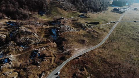 Drone view in the Arizona range