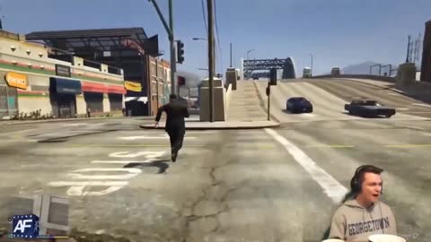 Ben Shapiro RUNS AWAY from Nick Fuentes debate challenge (in GTA V)