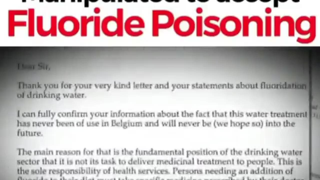 Got about 10 minutes? See how the masses were manipulated to accept fluoride poisoning. Brilliant!