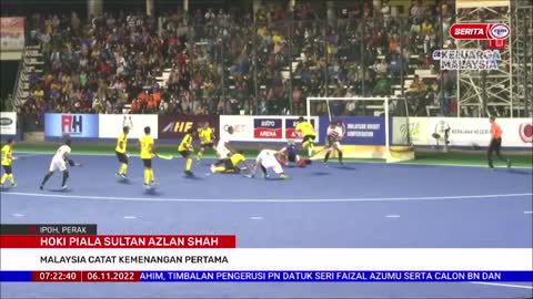 6 NOVEMBER 2022 BERITA PAGI - HOKI PIALA SULTAN AZLAN SHAH: MALAYSIA CATAT KEMENANGAN PERTAMA