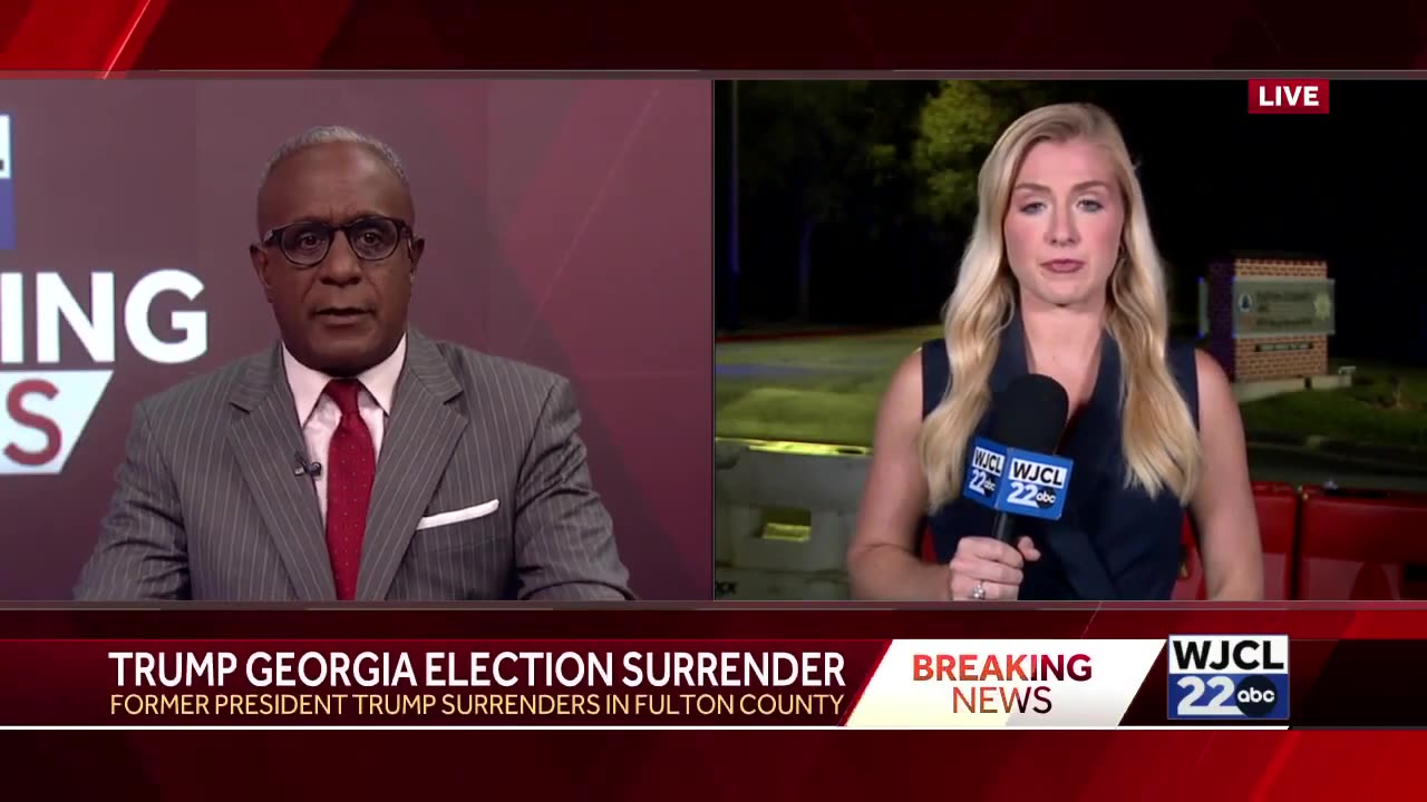 Former President Donald Trump surrenders to authorities in Fulton County